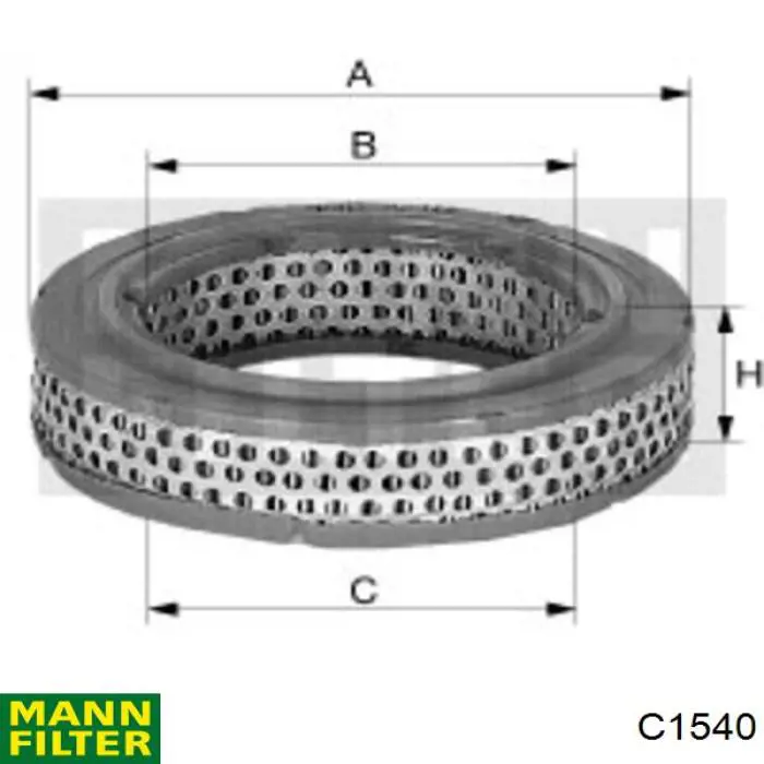 Купить AF1015 Alpha Filter Автомобильный фильтр воздуха