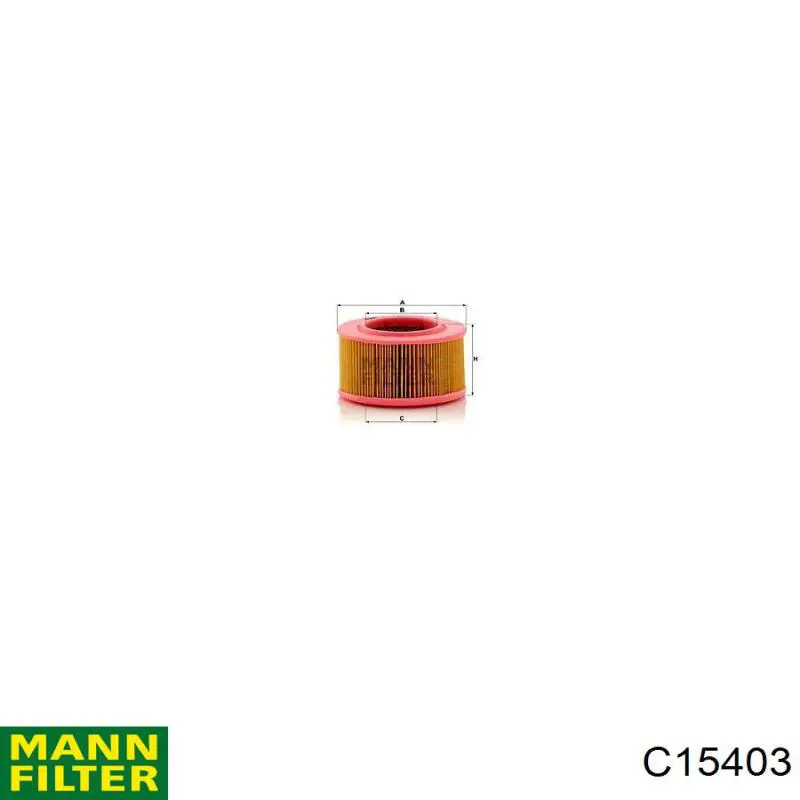 Элемент воздушного фильтра Mann-Filter C15403 цена, от 15.86 USD