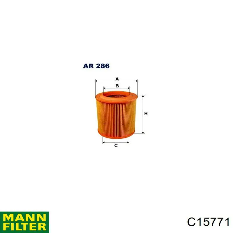 C15771 Mann-Filter воздушный фильтр