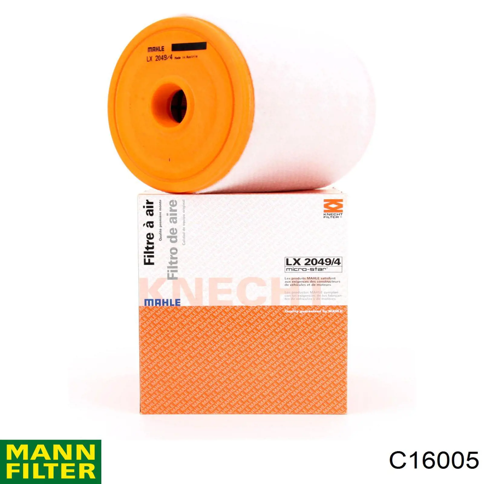 Купить C16005 Mann-Filter Автомобильный фильтр воздуха