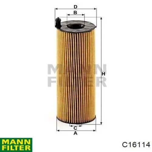 C16114 Mann-Filter воздушный фильтр