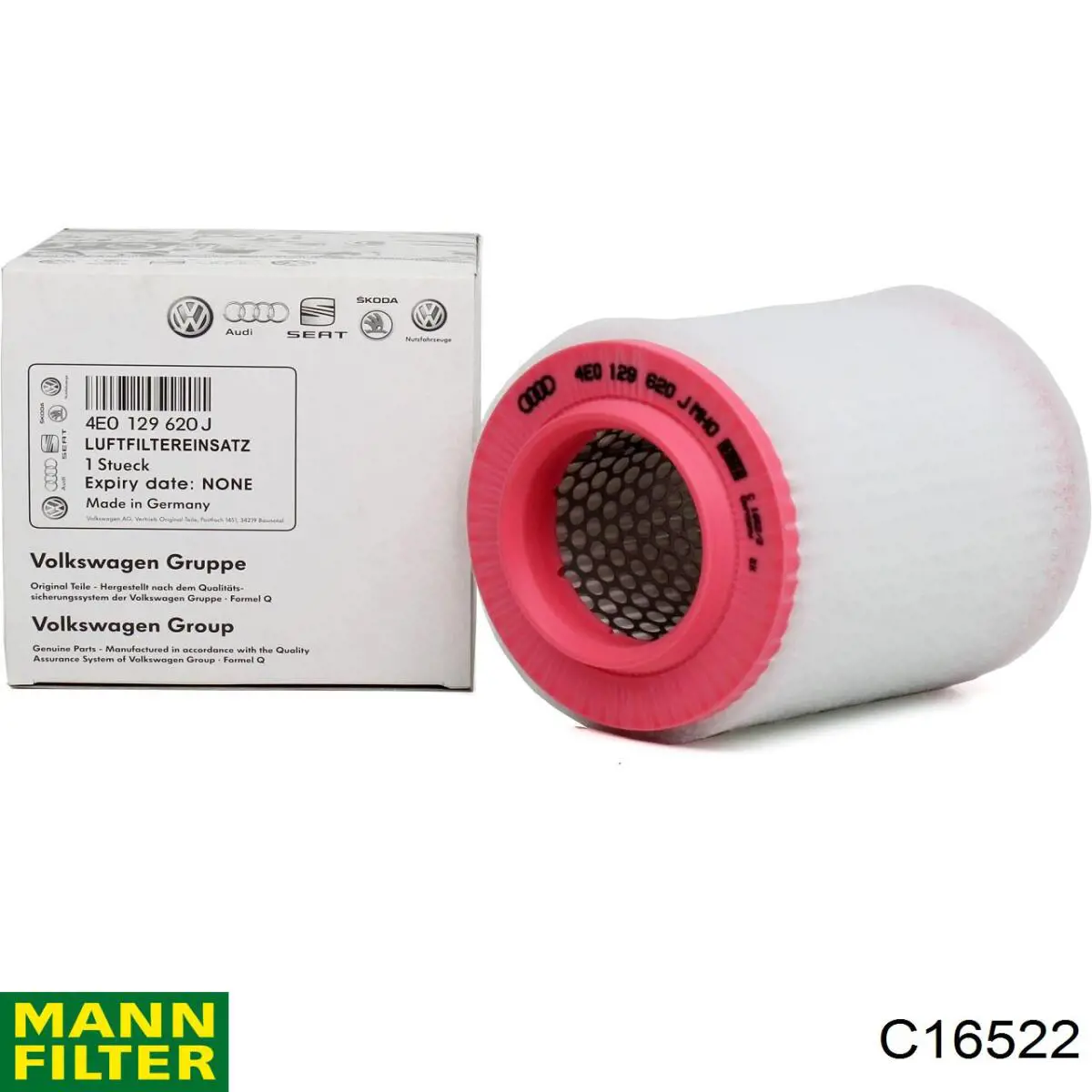 Элемент воздушного фильтра Mann-Filter C16522 цена, от 36.33 USD