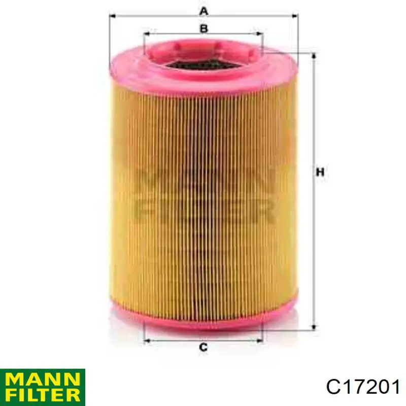 C17201 Mann-Filter воздушный фильтр