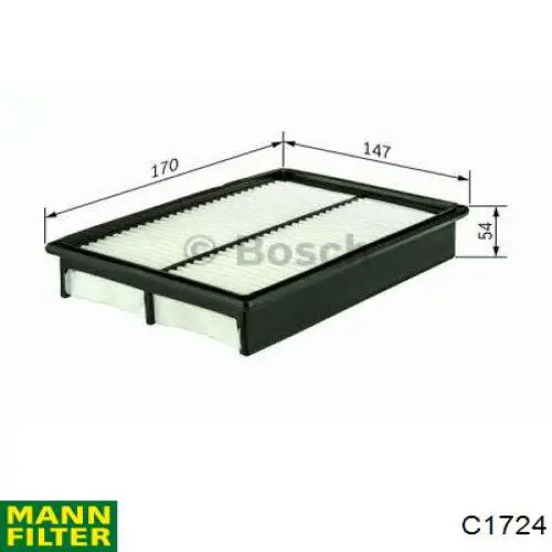 Фильтр воздушный Mann-Filter C1724