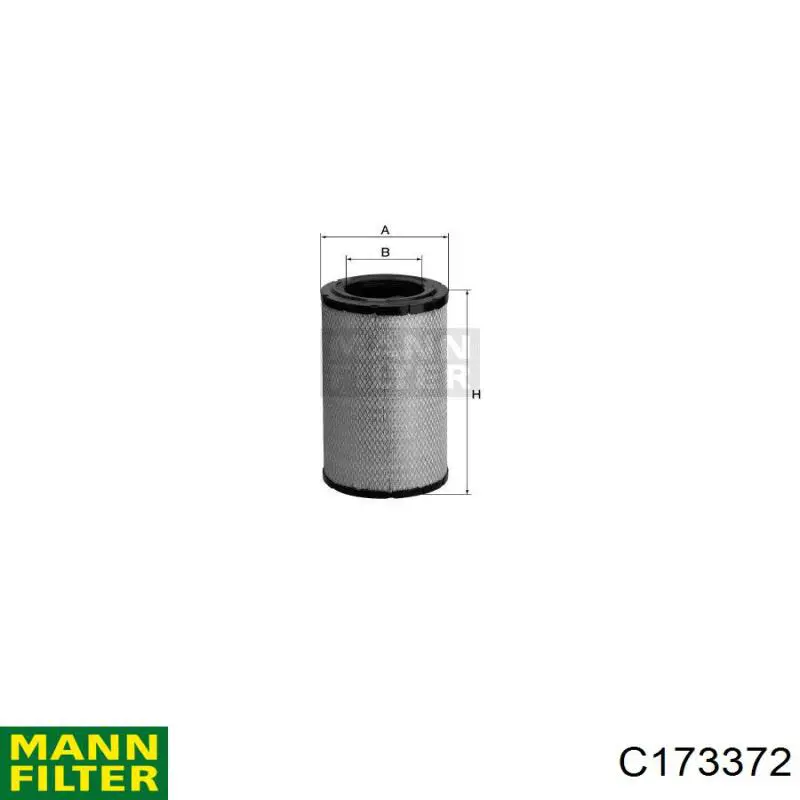 Воздушный фильтр C173372 Mann-Filter