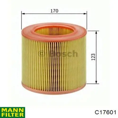 Элемент воздушного фильтра Mann-Filter C17601 цена, от 5.91 USD