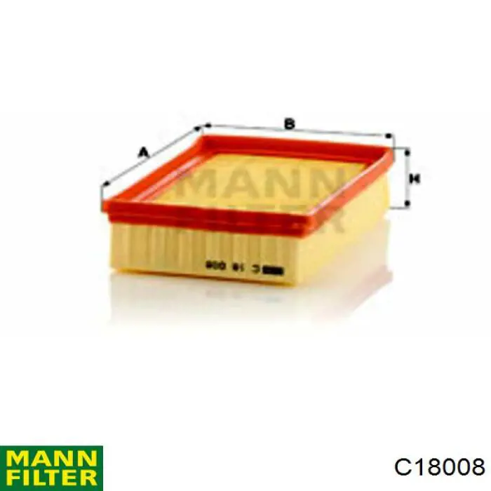 Элемент воздушного фильтра Mann-Filter C18008 цена, от 15.06 USD