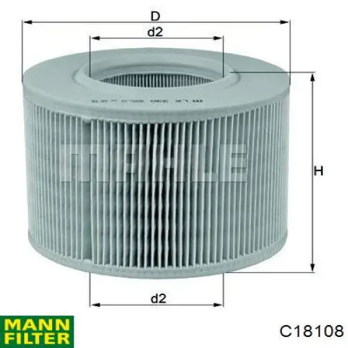 Воздушный фильтр C18108 Mann-Filter