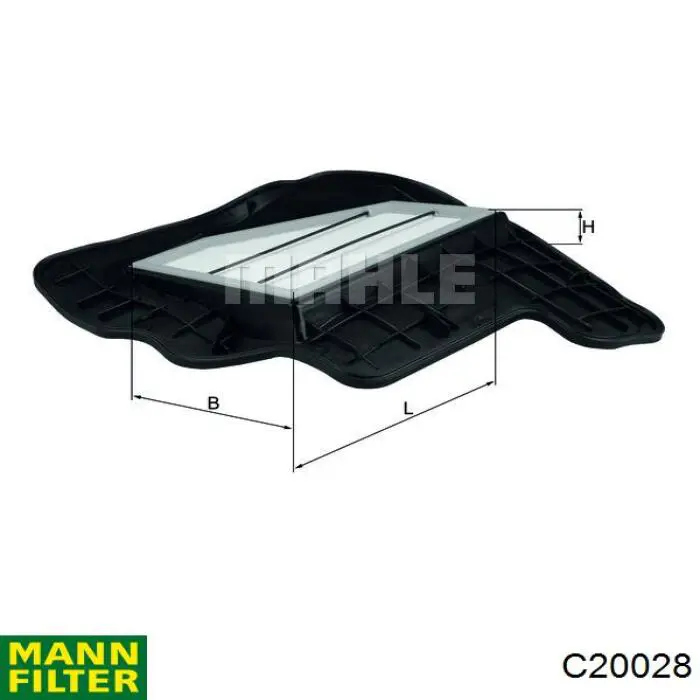 C20028 Mann-Filter filtro de ar