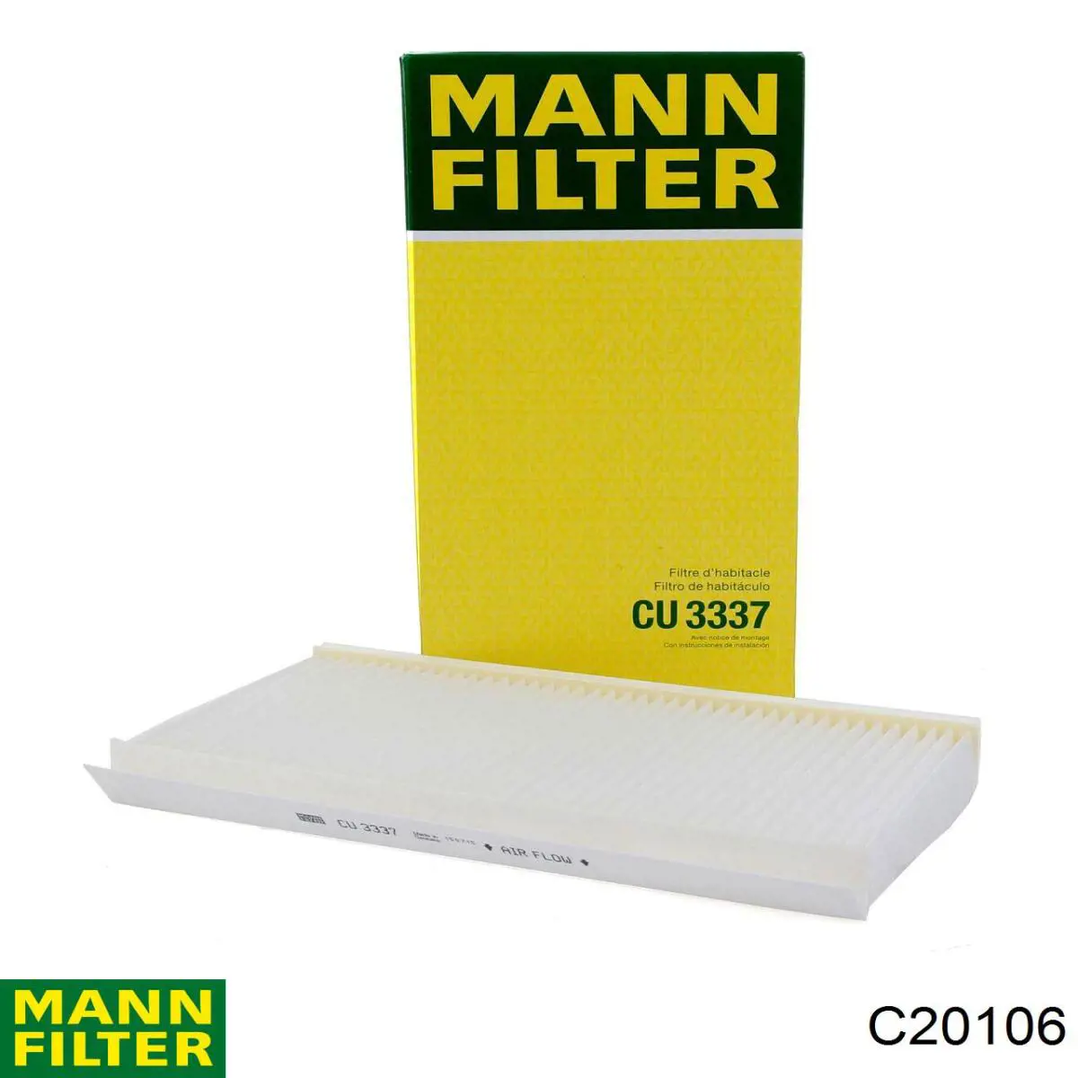 Купить C20106 Mann-Filter Автомобильный фильтр воздуха