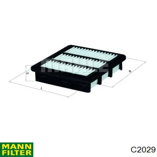Filtro de aire C2029 Mann-Filter