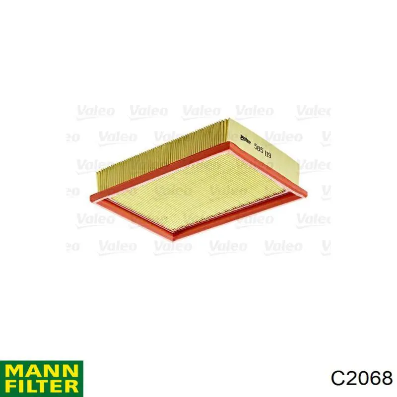 Элемент воздушного фильтра Mann-Filter C2068 цена, от 2.92 USD