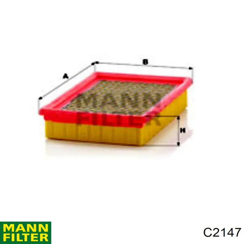 C2147 Mann-Filter воздушный фильтр