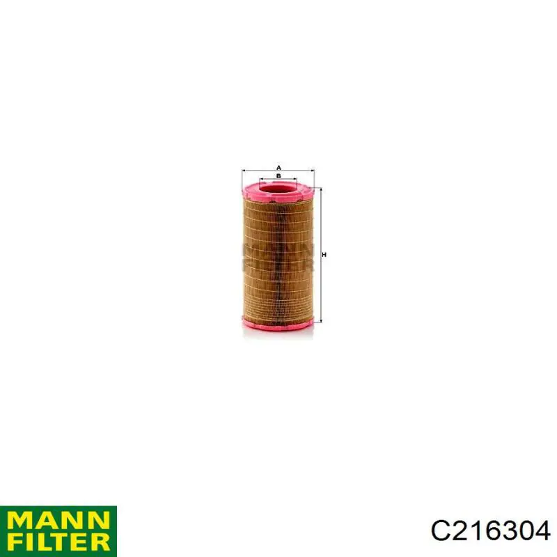 Воздушный фильтр C216304 Mann-Filter