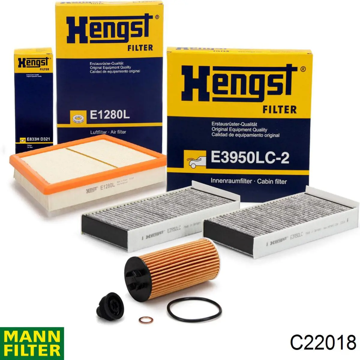 Элемент воздушного фильтра Mann-Filter C22018 цена, от 28.29 USD