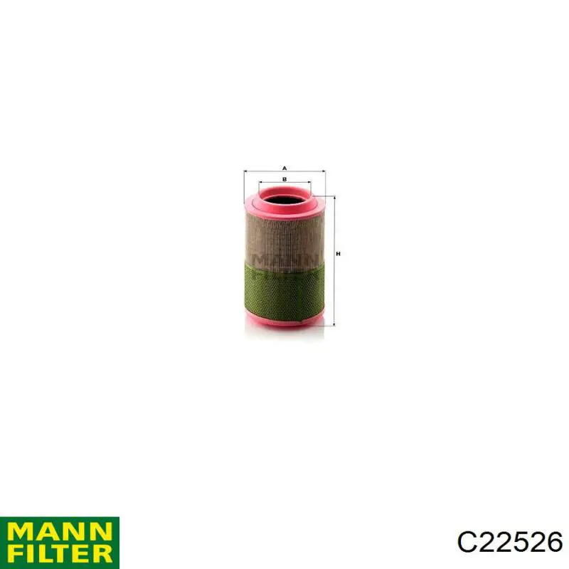 Воздушный фильтр C22526 Mann-Filter