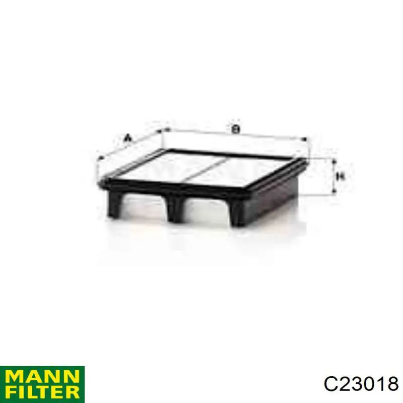 C23018 Mann-Filter filtro de ar