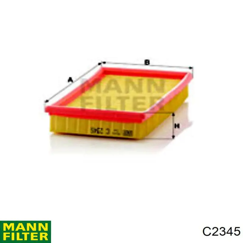 C2345 Mann-Filter воздушный фильтр