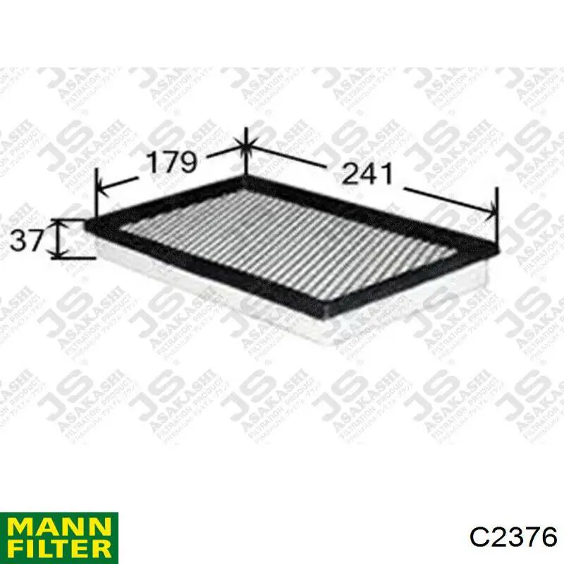 Элемент воздушного фильтра Mann-Filter C2376 цена, от 5.45 USD