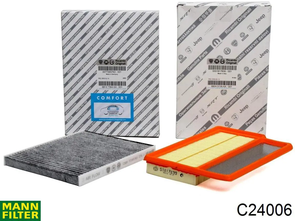 Купить C24006 Mann-Filter Автомобильный фильтр воздуха