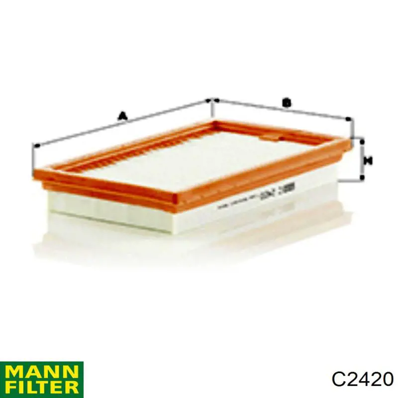 C2420 Mann-Filter Воздушный фильтр двигателя