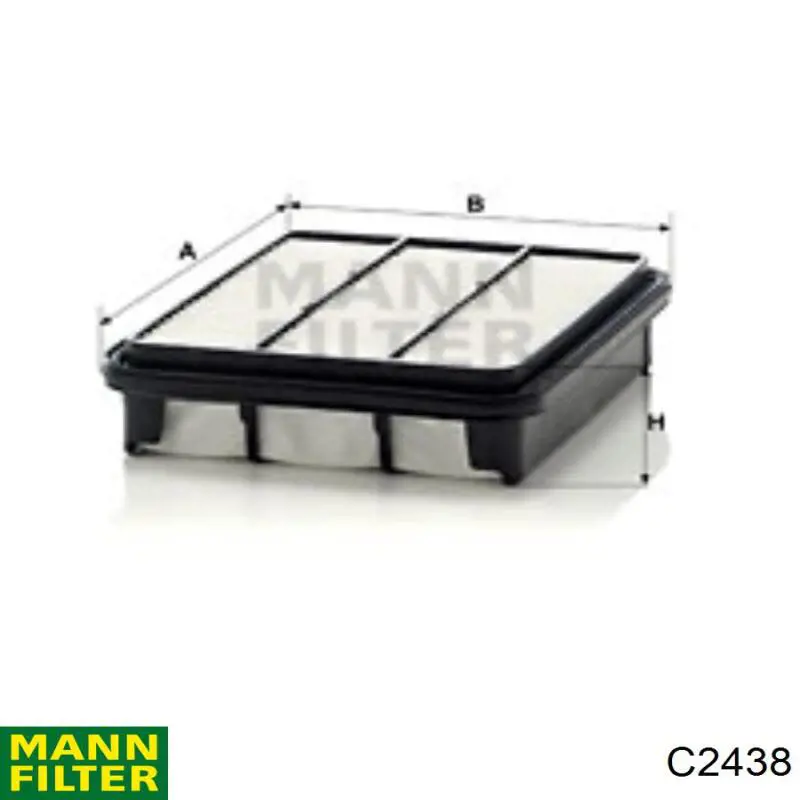 C2438 Mann-Filter Воздушный фильтр двигателя