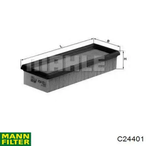 Элемент воздушного фильтра Mann-Filter C24401 цена, от 2.93 USD