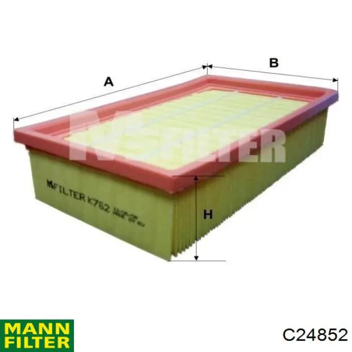 Фильтр воздушный Mann-Filter C24852