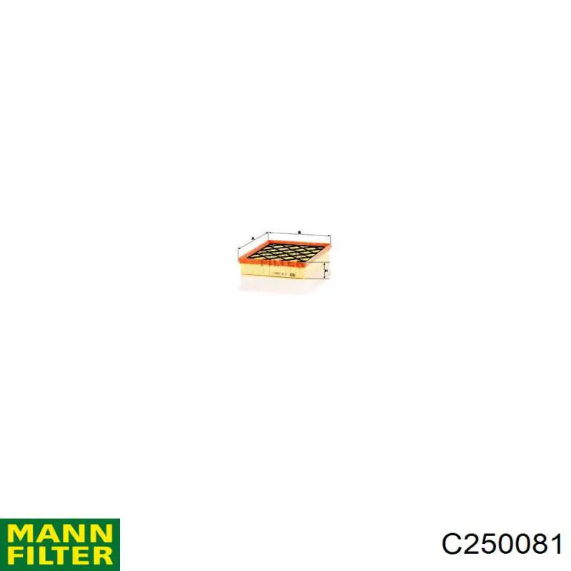 C250081 Mann-Filter воздушный фильтр