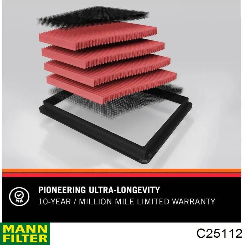 C25112 Mann-Filter Воздушный фильтр двигателя