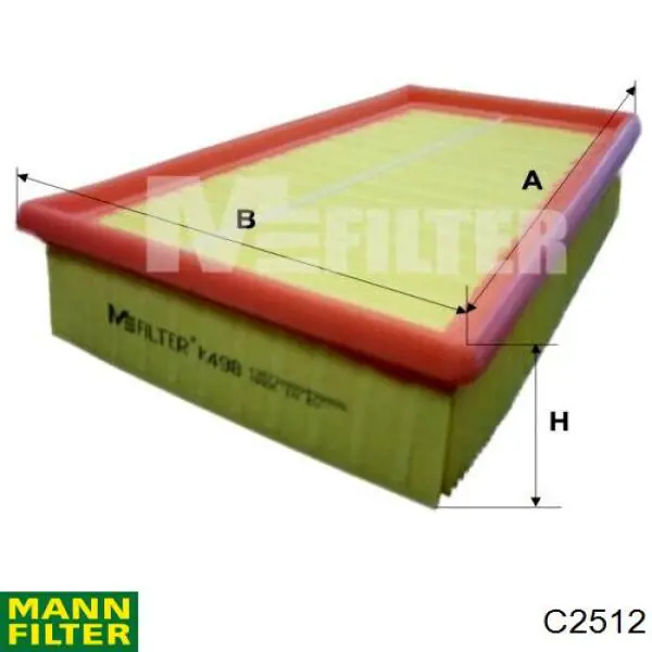 C2512 Mann-Filter Воздушный фильтр двигателя