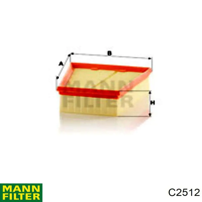 Купить C2512 Mann-Filter Автомобильный фильтр воздуха