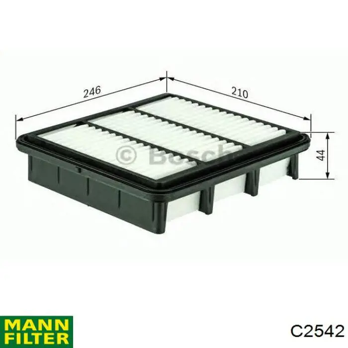 Элемент воздушного фильтра Mann-Filter C2542 цена, от 14.48 USD