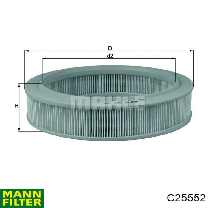 C25552 Mann-Filter воздушный фильтр
