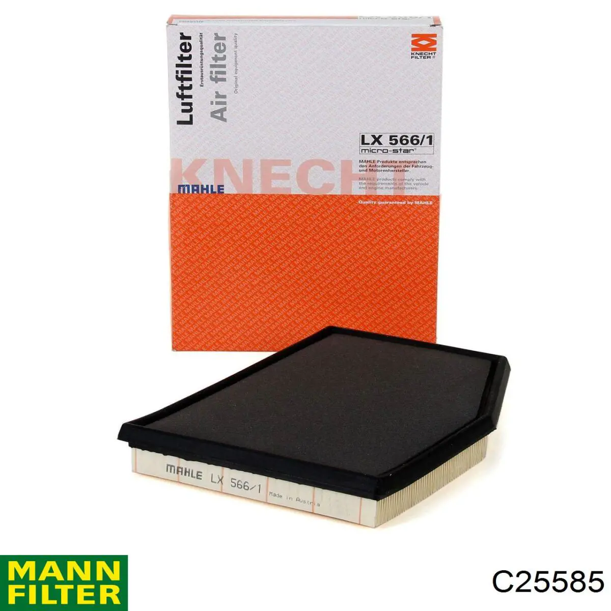 Купить C25585 Mann-Filter Автомобильный фильтр воздуха