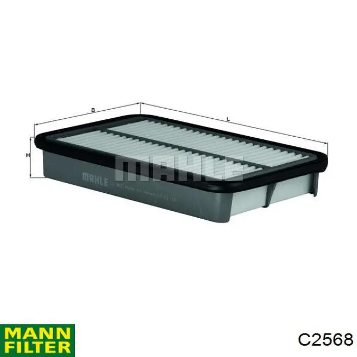 Элемент воздушного фильтра Mann-Filter C2568 цена, от 6.16 USD