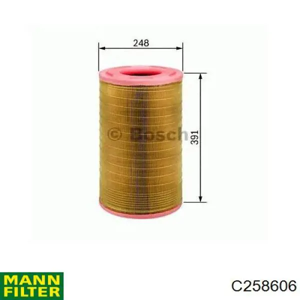 Filtro de aire C258606 Mann-Filter