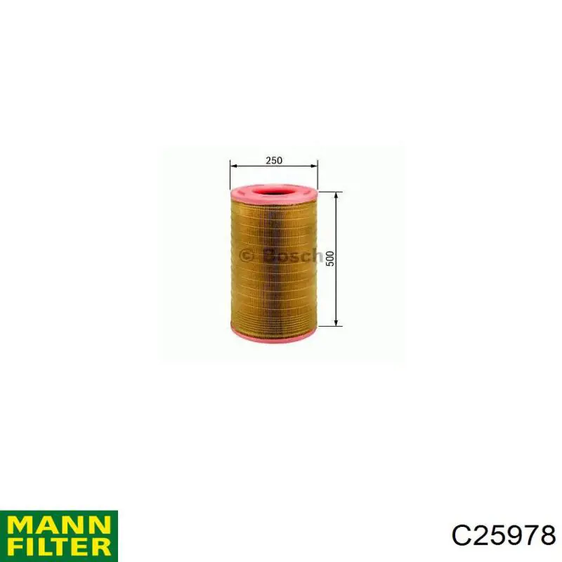 Filtro de aire C25978 Mann-Filter