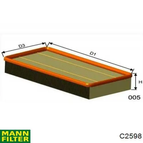C2598 Mann-Filter