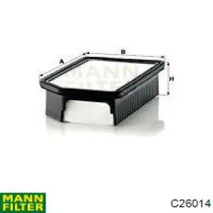 Купить C26014 Mann-Filter Автомобильный фильтр воздуха