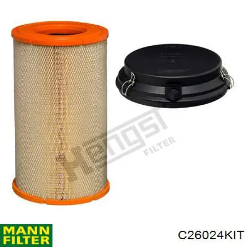 Воздушный фильтр C26024KIT Mann-Filter