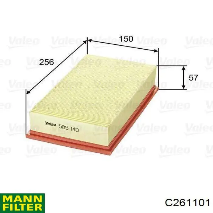 Воздушный фильтр C261101 Mann-Filter