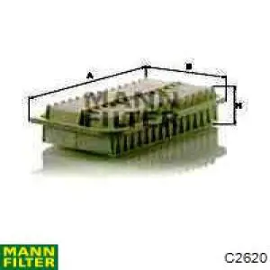 Элемент воздушного фильтра Mann-Filter C2620 цена, от 5.07 USD