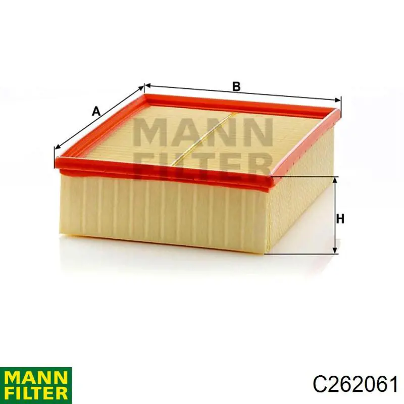 Filtro de aire C262061 Mann-Filter
