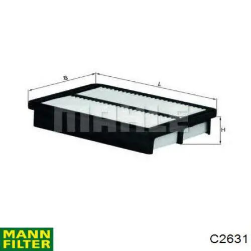Воздушный фильтр C2631 Mann-Filter