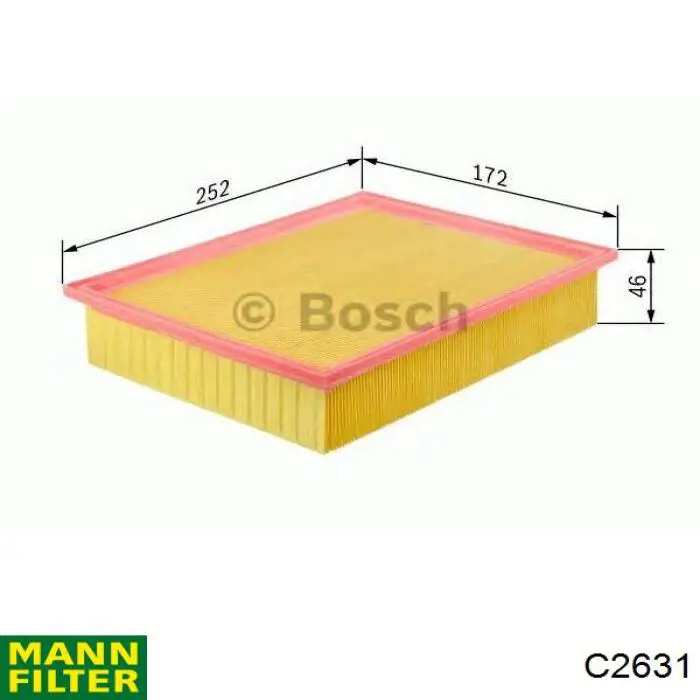 Фильтр воздушный Mann-Filter C2631