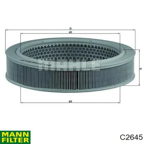Элемент воздушного фильтра Mann-Filter C2645 цена, от 6.73 USD