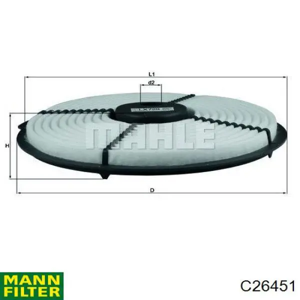 Filtro de aire C26451 Mann-Filter
