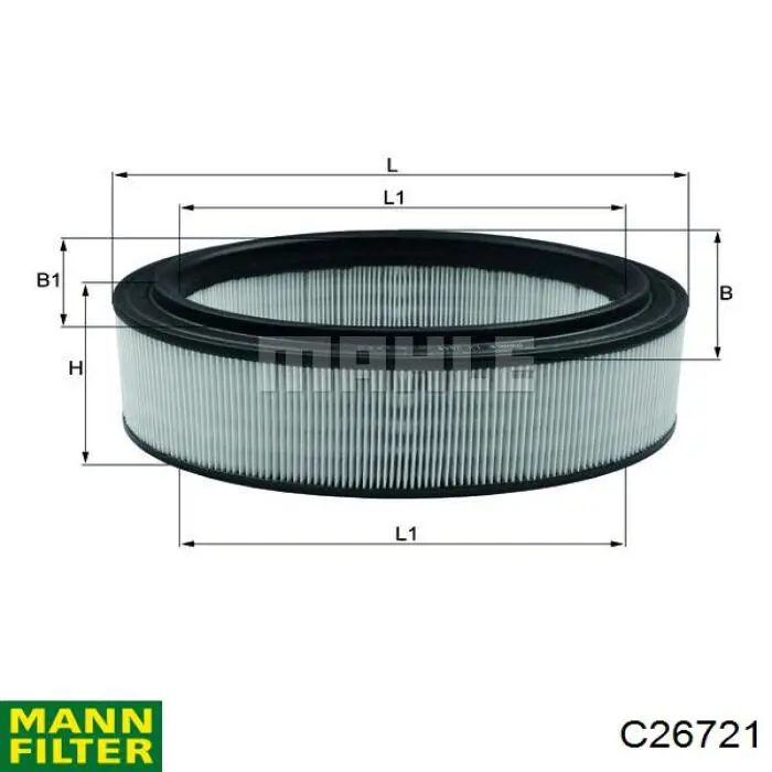 Воздушный фильтр C26721 Mann-Filter