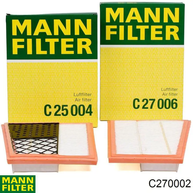 C270002 Mann-Filter Воздушный фильтр двигателя